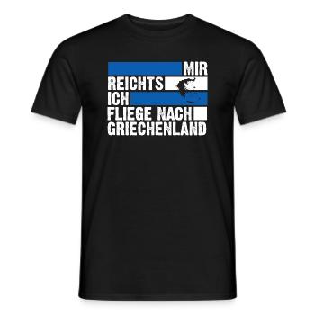 Griechen Grieche Griechenland - Männer T-Shirt - Schwarz - Vorne - AI Model Male 178 light (178cm)