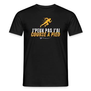 Ich kann nicht rennen - Männer T-Shirt - Schwarz - Vorne - AI Model Male 178 light (178cm)