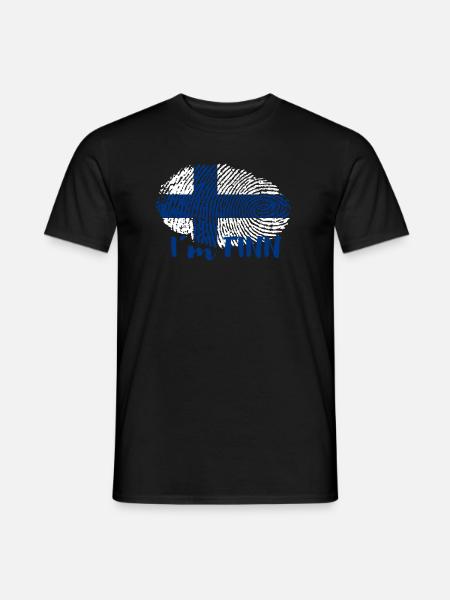 Je suis FINN - je suis finlandais - T-shirt homme - noir