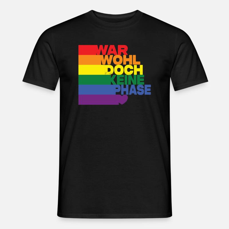 War Wohl Doch Keine Phase - Männer T-Shirt - Schwarz