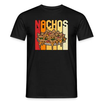 Nachos Jalapenos Cheese Mexico Mexican cuisine - Männer T-Shirt - Schwarz - Vorne - AI Model Male 178 light (178cm)