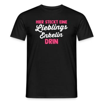 Enkelin - Männer T-Shirt - Schwarz - Vorne - AI Model Male 178 light (178cm)