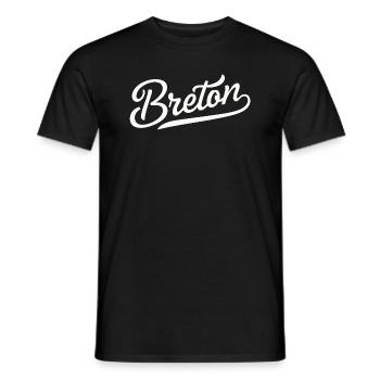 Breton - T-shirt homme - noir - Devant - AI Model Male 178 light (178cm)