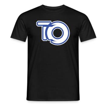 T O Graffiti Style - Men's T-Shirt - black - Front - AI Model Male 178 light (178cm)