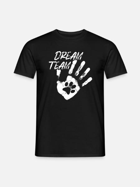 Dream Team Dogs Paw - Men's T-Shirt - black