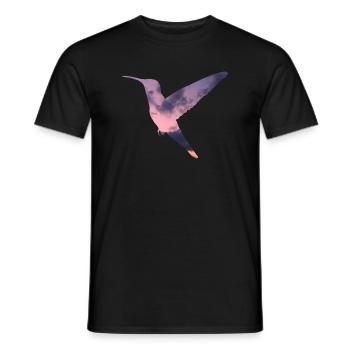 Cloud Hummingbird - Men's T-Shirt - black - Front - AI Model Male 178 light (178cm)