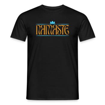 Namasté - T-shirt homme - noir - Devant - AI Model Male 178 light (178cm)
