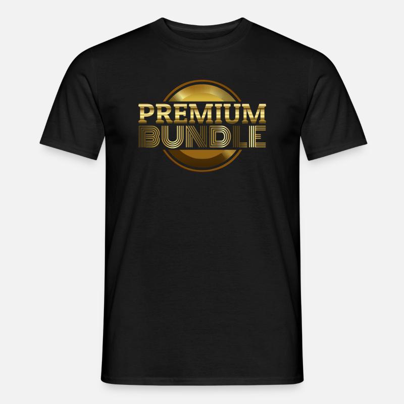 premium bundle - Männer T-Shirt - Schwarz