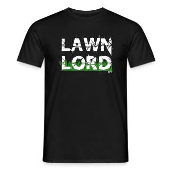 LAWN LORD - Men's T-Shirt - black - Front - AI Model Male 178 light (178cm)