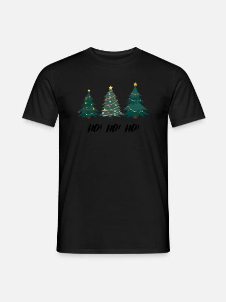 HOHOHO Christmas tree - Men's T-Shirt -