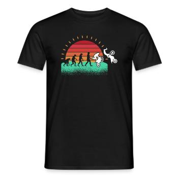 Moto Motocross - T-shirt homme - noir - Devant - AI Model Male 178 light (178cm)