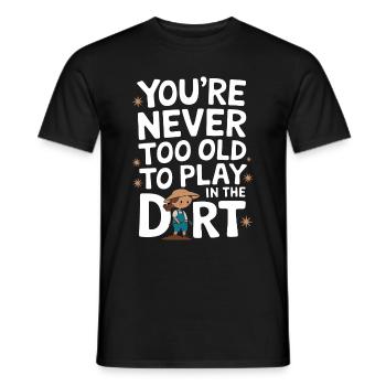 Jardinier Plantes de jardin Jardinage - T-shirt homme - noir - Devant - AI Model Male 178 light (178cm)