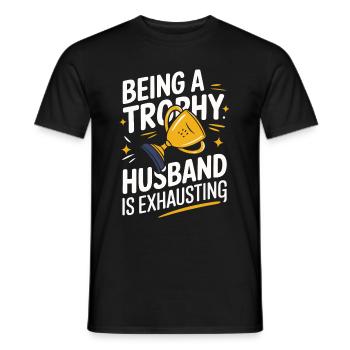 Ehemann Ehegatte Familie Hochzeit - Männer T-Shirt - Schwarz - Vorne - AI Model Male 178 light (178cm)
