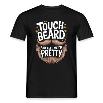 Bart Schnurrbart Bärtige Männer - Männer T-Shirt - Schwarz - Vorne - AI Model Male 178 light (178cm)