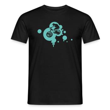 Vélo - Cyclisme - VTT - VTT - Cyclisme - T-shirt homme - noir - Devant - AI Model Male 178 light (178cm)