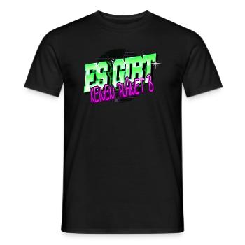 spruch weihnachten witzig veganes essen vegan - Männer T-Shirt - Schwarz - Vorne - AI Model Male 178 light (178cm)