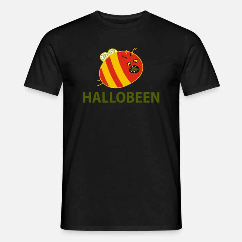 Halloween Monster Biene - Männer T-Shirt - Schwarz