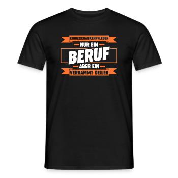 Pfleger Pflegekraft Kinderkrankenpfleger - Männer T-Shirt - Schwarz - Vorne - AI Model Male 178 light (178cm)