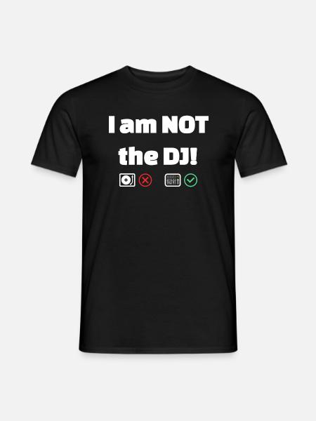 Ich bin Tontechniker:in, nicht DJ! - Männer T-Shirt - Schwarz