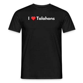 I like Talahons - Männer T-Shirt - Schwarz - Vorne - AI Model Male 178 light (178cm)