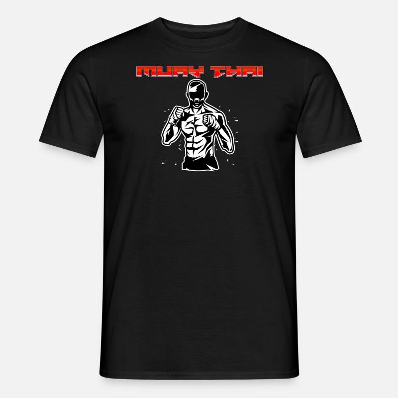 Muay Thai - Männer T-Shirt - Schwarz