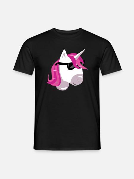 unicorn - Men's T-Shirt - black