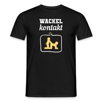 Electrician Electrical Lineman Voltage Hipster Job - Men's T-Shirt - black - Front - AI Model Male 178 light (178cm)