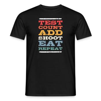 Vintage Diabetiker Zuckerkrankheit Krankheit Hilfe - Männer T-Shirt - Schwarz - Vorne - AI Model Male 178 light (178cm)