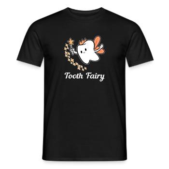 Fee Zahnärztin Zahnpflege Zahnarzt Elfe Geschenk - Männer T-Shirt - Schwarz - Vorne - AI Model Male 178 light (178cm)