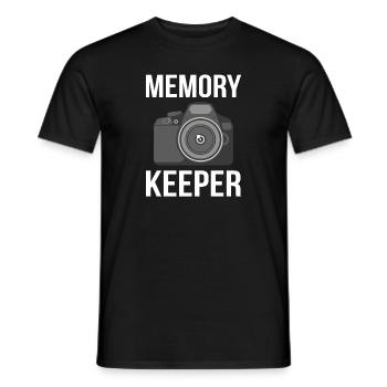 Caméraman appareil photo numérique photo cadeau - T-shirt homme - noir - Devant - AI Model Male 178 light (178cm)
