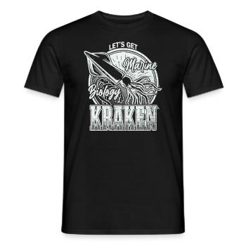 Lass uns Kraken Funny Squid Marine Biologist Sea bekommen - Männer T-Shirt - Schwarz - Vorne - AI Model Male 178 light (178cm)