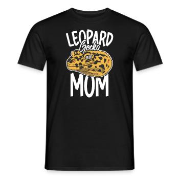 Leopard Gecko Mutter Reptilienpfleger Gecko Mutter - Männer T-Shirt - Schwarz - Vorne - AI Model Male 178 light (178cm)