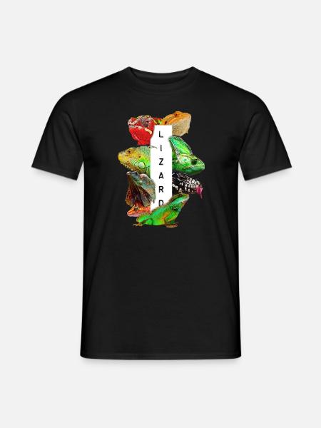 Reptile Keeper Lizard Owner - Men's T-Shirt - black