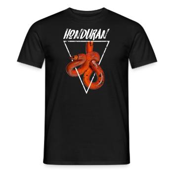 Gardien de reptiles serpent de lait hondurien - T-shirt homme - noir - Devant - AI Model Male 178 light (178cm)