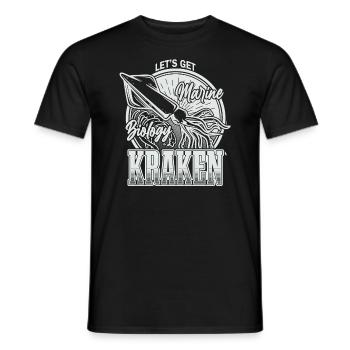 Lass uns Kraken Funny Squid Marine Biologist Sea bekommen - Männer T-Shirt - Schwarz - Vorne - AI Model Male 178 light (178cm)