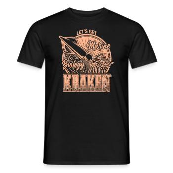 Lass uns Kraken Funny Squid Marine Biologist Sea bekommen - Männer T-Shirt - Schwarz - Vorne - AI Model Male 178 light (178cm)