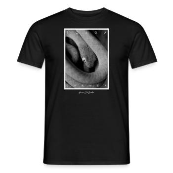 Chat Vert Couleuvre Boiga cyanea - T-shirt homme - noir - Devant - AI Model Male 178 light (178cm)