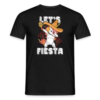 Cinco De Mayo Party Süßes Dabbing mexikanisches Einhorn - Männer T-Shirt - Schwarz - Vorne - AI Model Male 178 light (178cm)