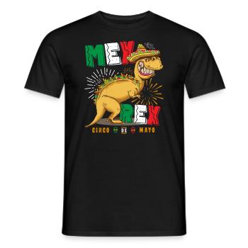 Tacosaurus Mex Rex T Rex Taco Cinco De Mayo - Männer T-Shirt - Schwarz - Vorne - AI Model Male 178 light (178cm)