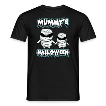 Halloween Mummy Trick Or Treat Mummy Costume de Mummy - T-shirt homme - noir - Devant - AI Model Male 178 light (178cm)