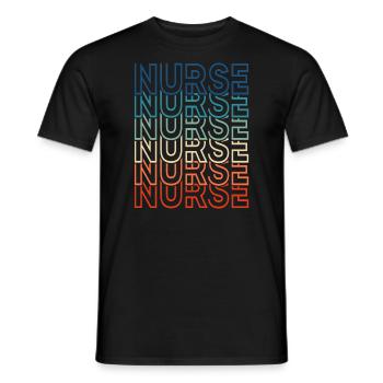 Krankenschwester Leben Registrierte Krankenschwester Zahnärztlicher Tag der Krankenschwester - Männer T-Shirt - Schwarz - Vorne - AI Model Male 178 light (178cm)