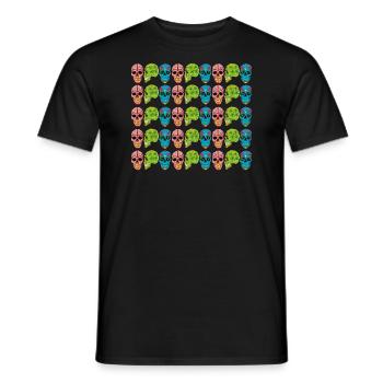 CALAVERITAS - Men's T-Shirt - black - Front - AI Model Male 178 light (178cm)