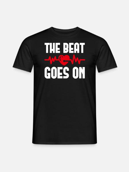 Le rythme continue - T-shirt homme - noir