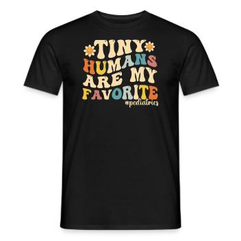 Funny NICU Nurse Pediatric Nurse - Men's T-Shirt - black - Front - AI Model Male 178 light (178cm)