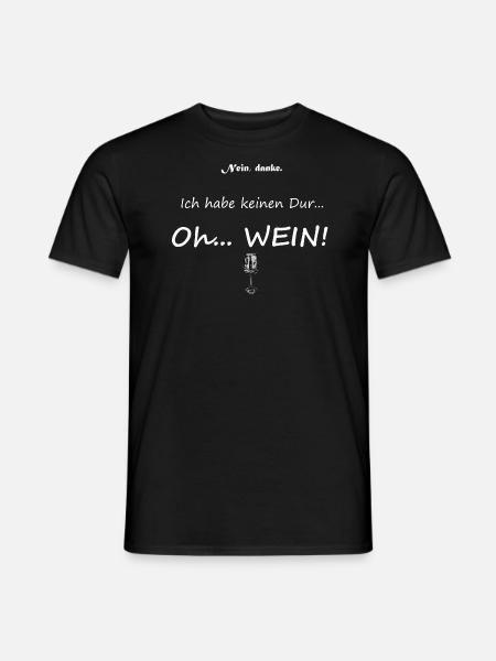 Durst, weiß - Männer T-Shirt - Schwarz