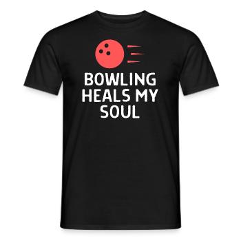 Bowling Dictons Bowling Bowler Skittles Cadeau - T-shirt homme - noir - Devant - AI Model Male 178 light (178cm)