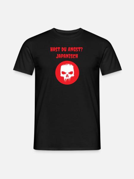 Angst? JAPANISCH - Männer T-Shirt - Schwarz