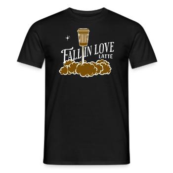 Coffee Latte Lover Caffeine Brewing Tea Espresso - Männer T-Shirt - Schwarz - Vorne - AI Model Male 178 light (178cm)
