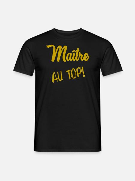 MASTER. MASTER - Men's T-Shirt - black