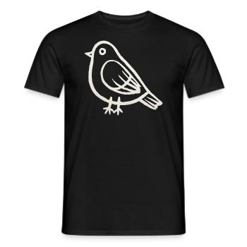 Pigeon pigeons pigeon gift pigeon fancier - Men's T-Shirt - black - Front - AI Model Male 178 light (178cm)